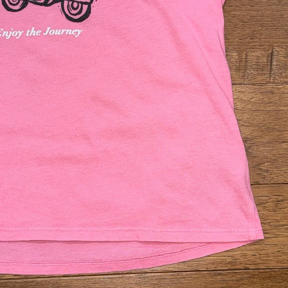 Old Navy Girls Short Sleeve Graphic Shirt Living My Best Life - Size L|G (10-12)